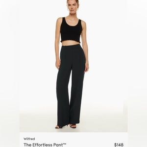 Aritzia Effortless Pants in Black Size 2
